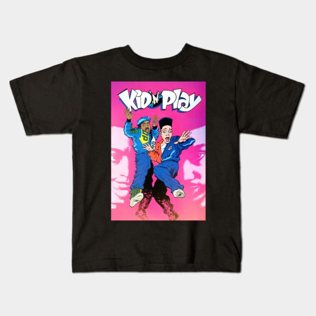 Kid 'n Play Cartoon Series Cover Kids T-Shirt by Artist Club